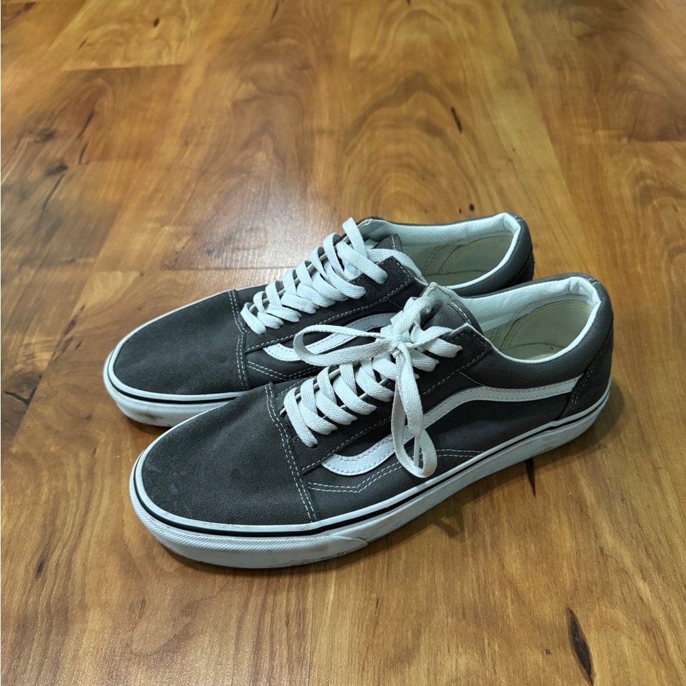 Vans Men's Gray Canvas Sneakers